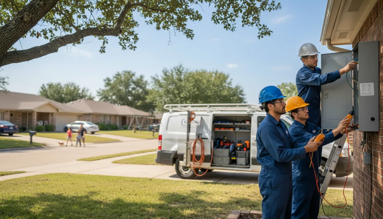 Certified electrician providing emergency electrical services in Stapleton, NE